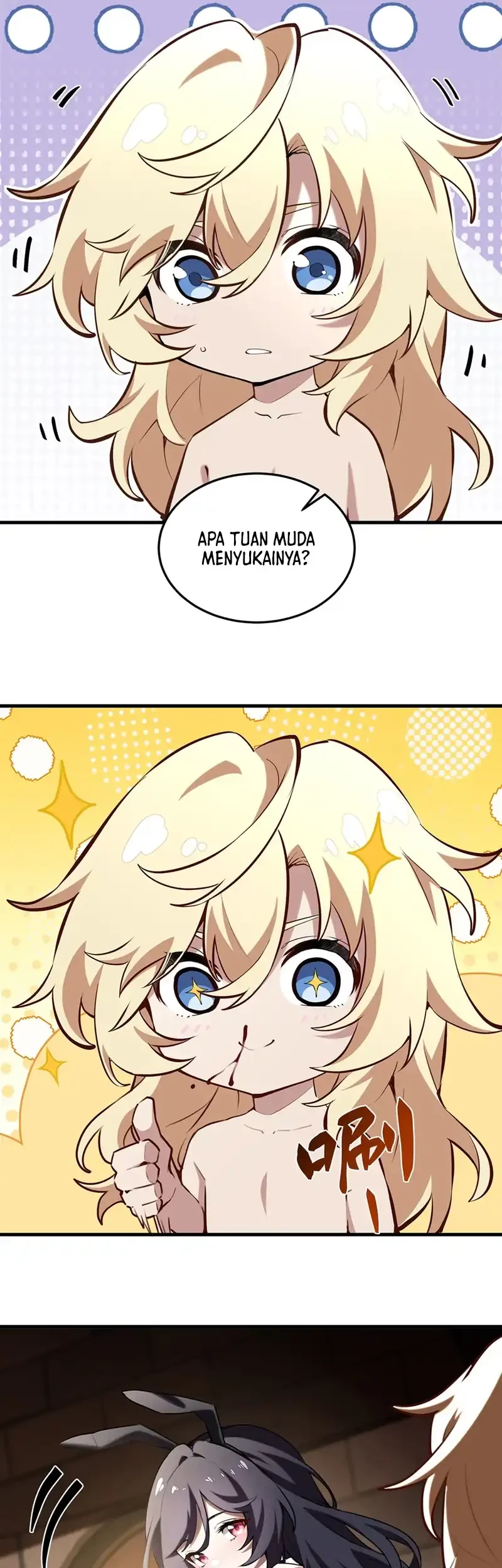 The Yellow-haired Villain in Female Main Character’s Novel wants Happiness Chapter 38 Gambar 38