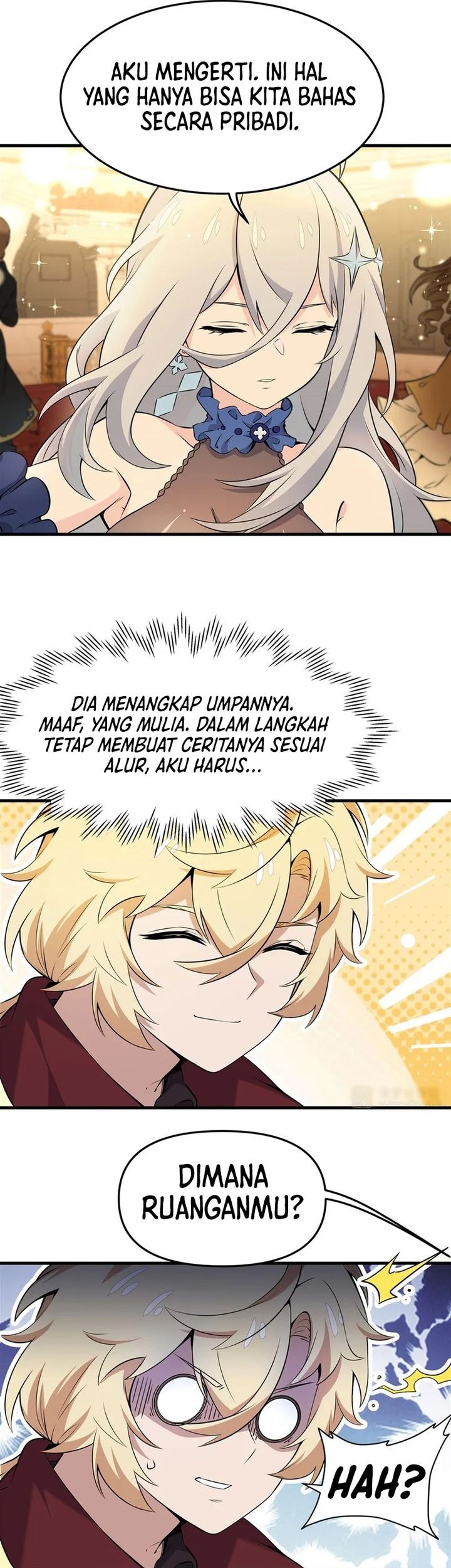 The Yellow-haired Villain in Female Main Character’s Novel wants Happiness Chapter 6 Gambar 5