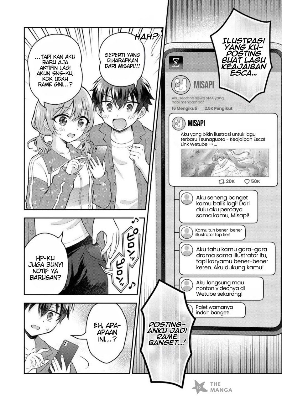 Tonari no Seki no Inkya Joshi ga Oshi Utaite Datta – Ore no Kyoku wo Uttatekure! Chapter 12.2 Gambar 9