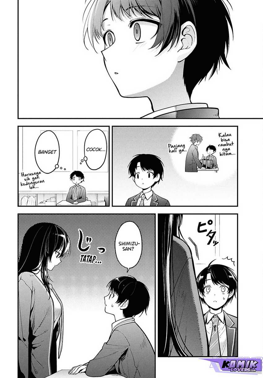 Tonari no Seki no Yankee Shimizu-san ga Kami o Kuroku Sometekita Chapter 1 Gambar 13