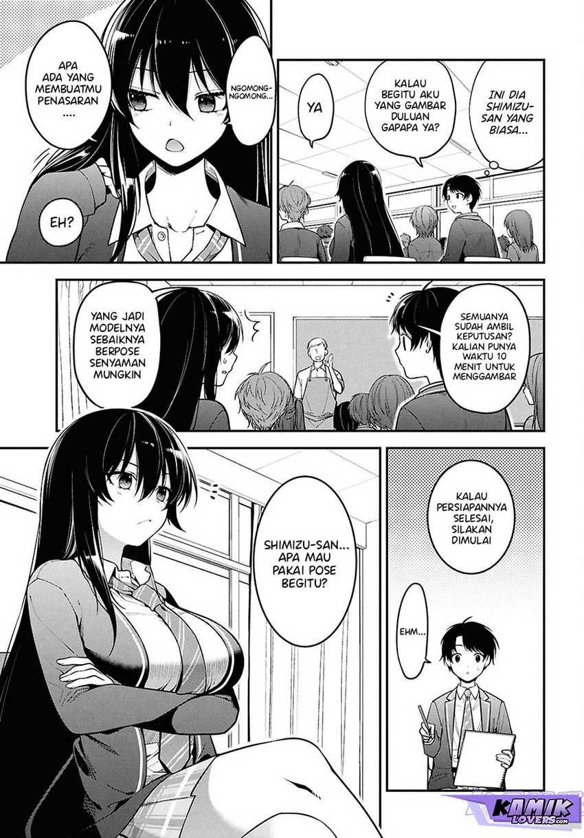 Tonari no Seki no Yankee Shimizu-san ga Kami o Kuroku Sometekita Chapter 1 Gambar 16