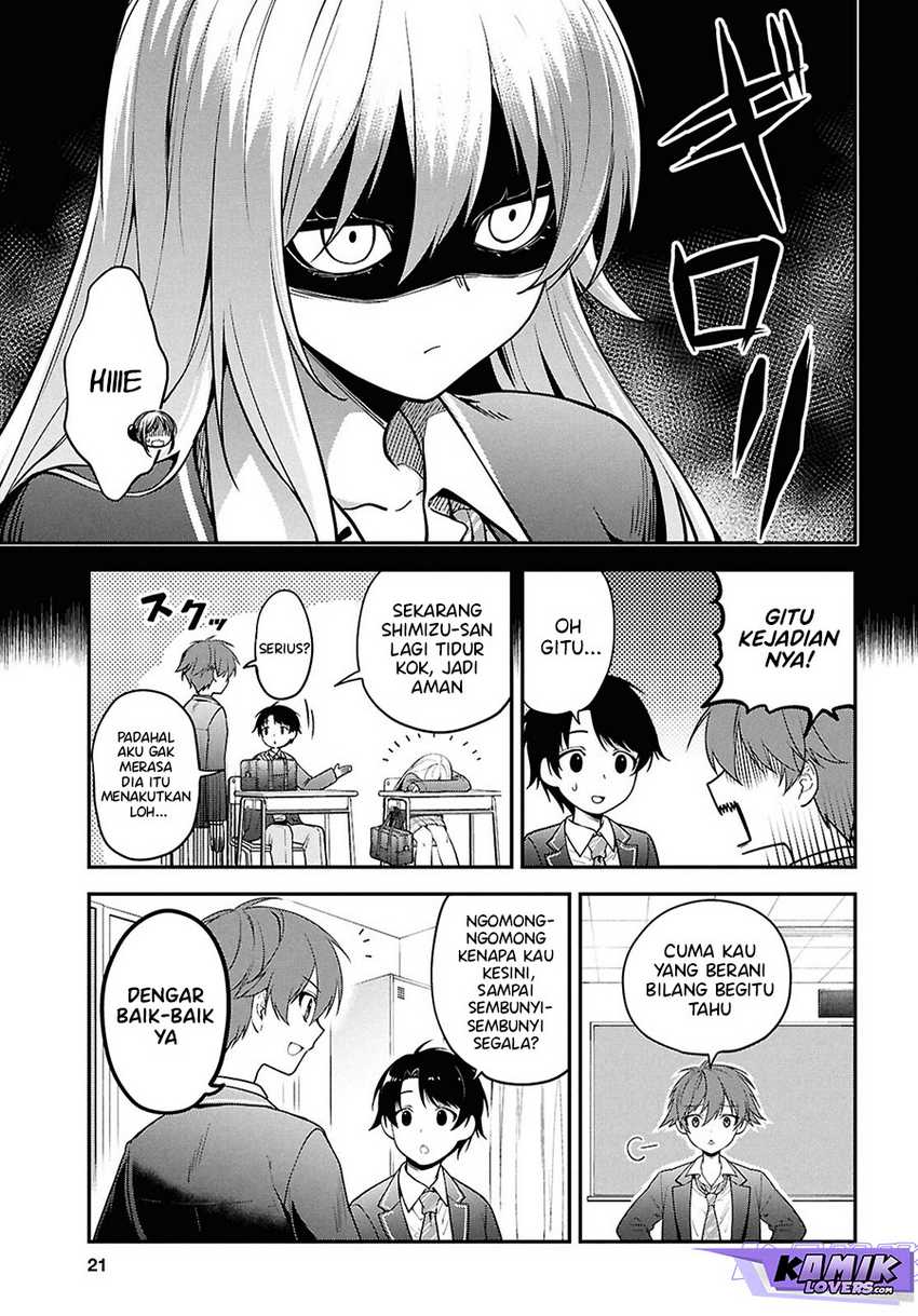 Tonari no Seki no Yankee Shimizu-san ga Kami o Kuroku Sometekita Chapter 1 Gambar 7