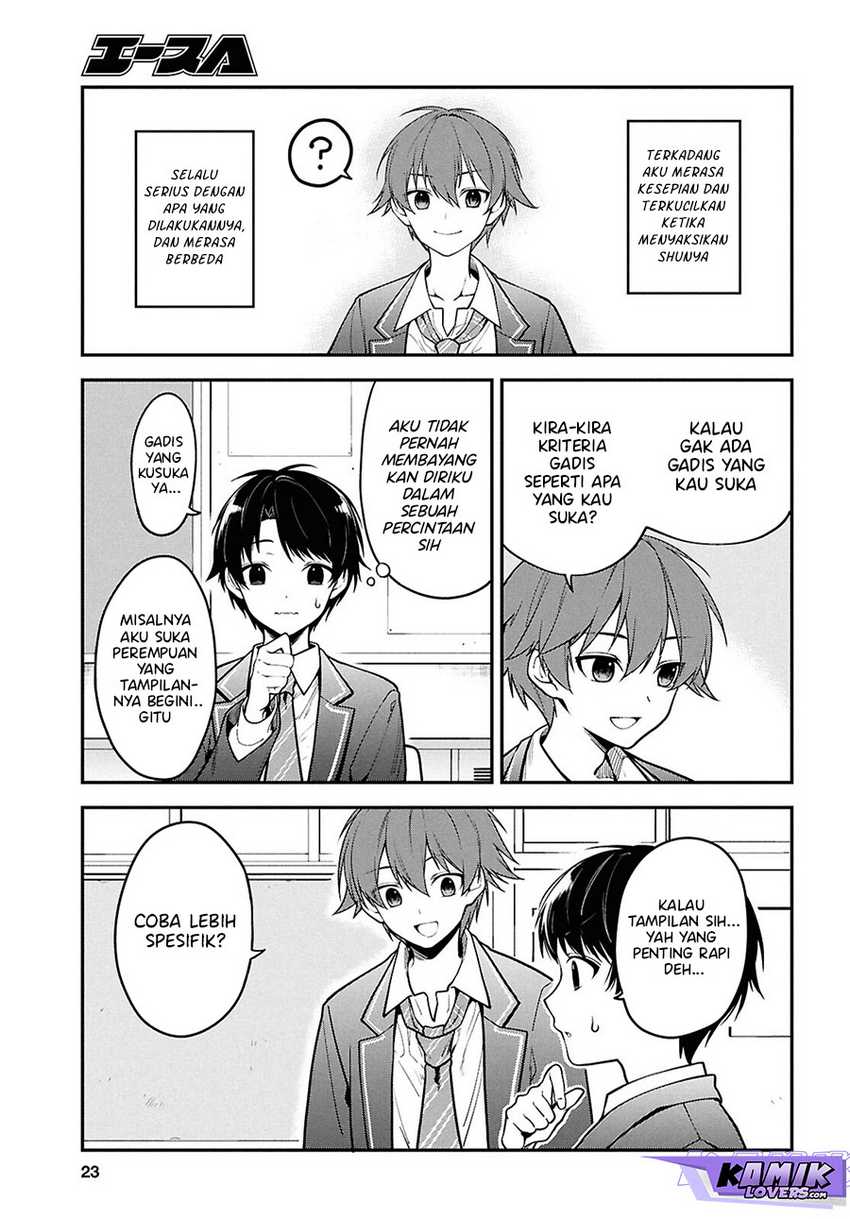 Tonari no Seki no Yankee Shimizu-san ga Kami o Kuroku Sometekita Chapter 1 Gambar 9