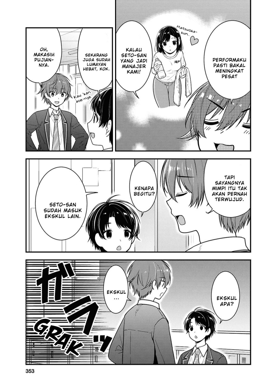 Tonari no Seki no Yankee Shimizu-san ga Kami o Kuroku Sometekita Chapter 10 Gambar 11