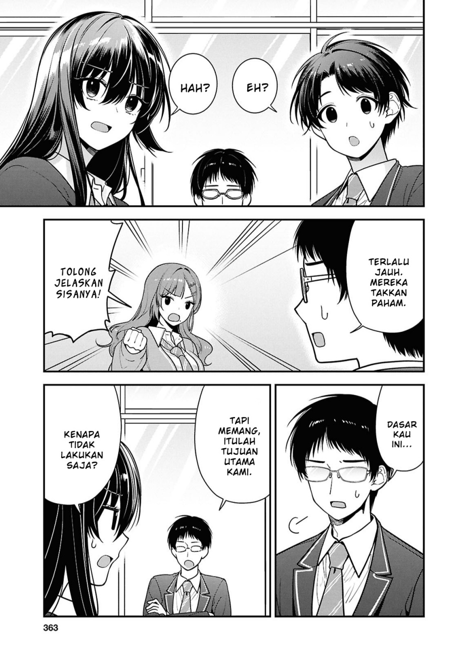 Tonari no Seki no Yankee Shimizu-san ga Kami o Kuroku Sometekita Chapter 10 Gambar 21