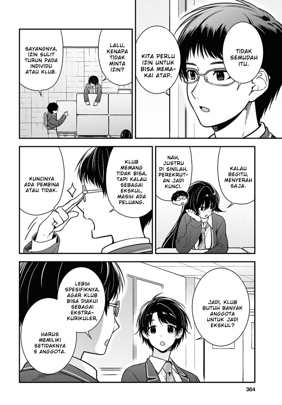 Tonari no Seki no Yankee Shimizu-san ga Kami o Kuroku Sometekita Chapter 10 Gambar 22