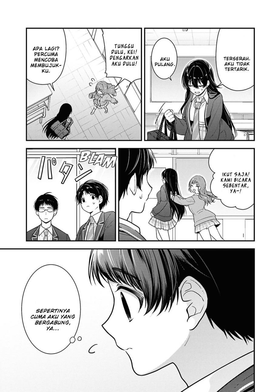 Tonari no Seki no Yankee Shimizu-san ga Kami o Kuroku Sometekita Chapter 10 Gambar 25