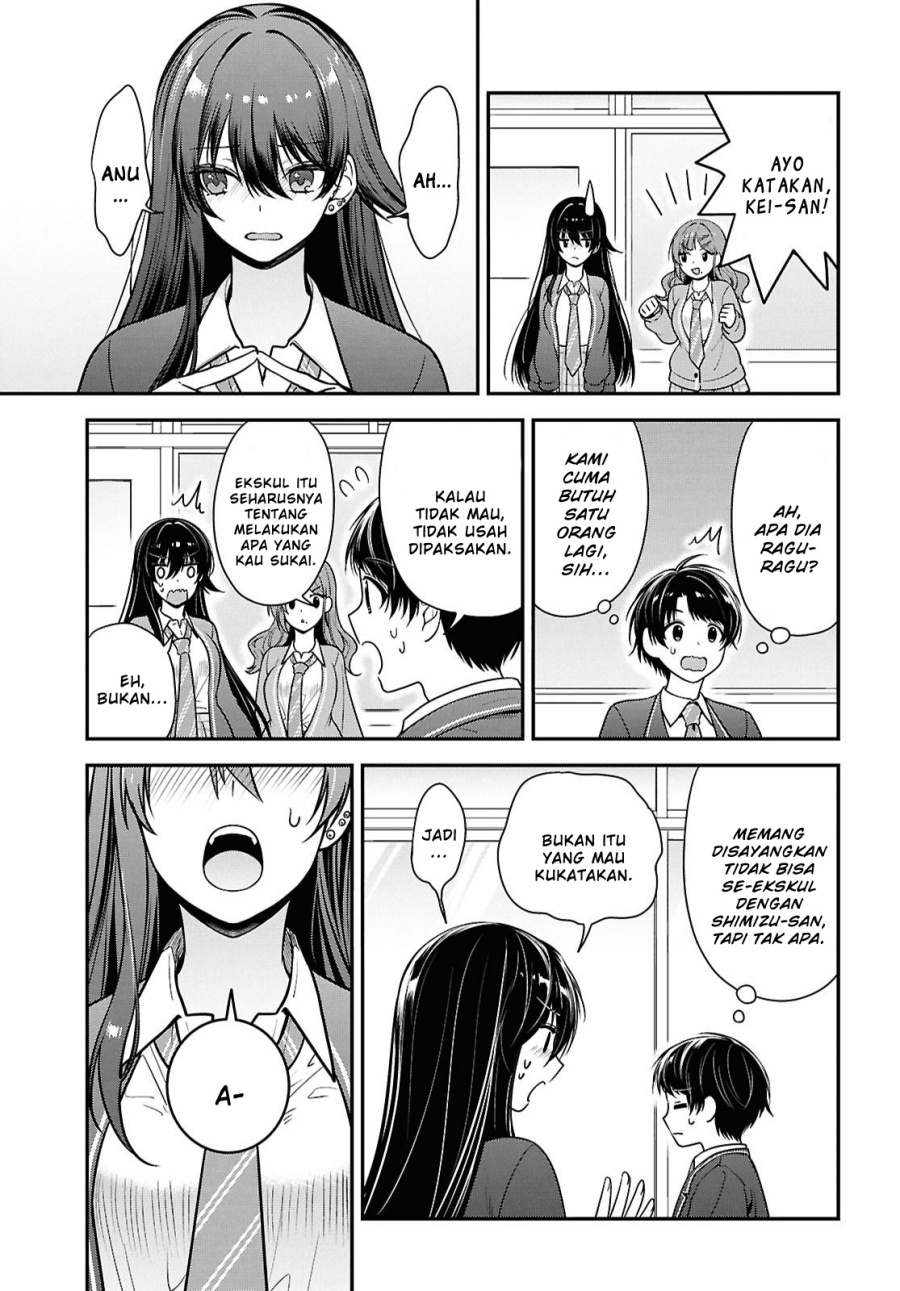 Tonari no Seki no Yankee Shimizu-san ga Kami o Kuroku Sometekita Chapter 10 Gambar 31