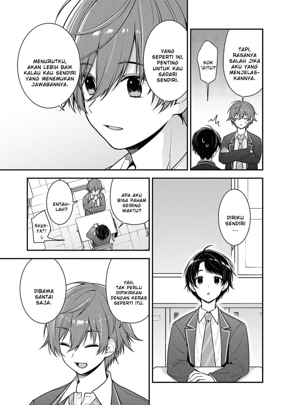 Tonari no Seki no Yankee Shimizu-san ga Kami o Kuroku Sometekita Chapter 10 Gambar 9