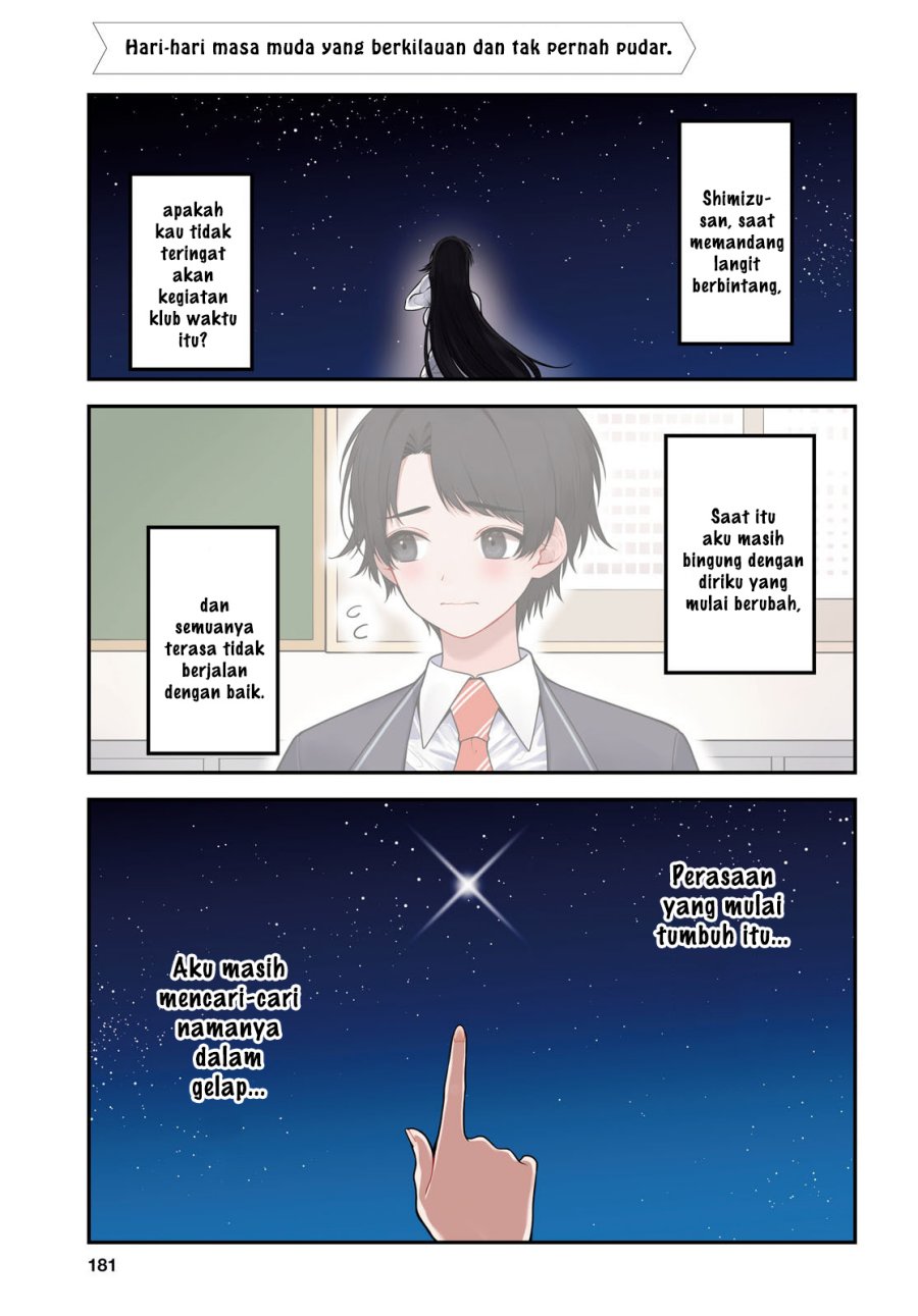 Baca Komik Tonari no Seki no Yankee Shimizu-san ga Kami o Kuroku Sometekita Chapter 11 Gambar 1