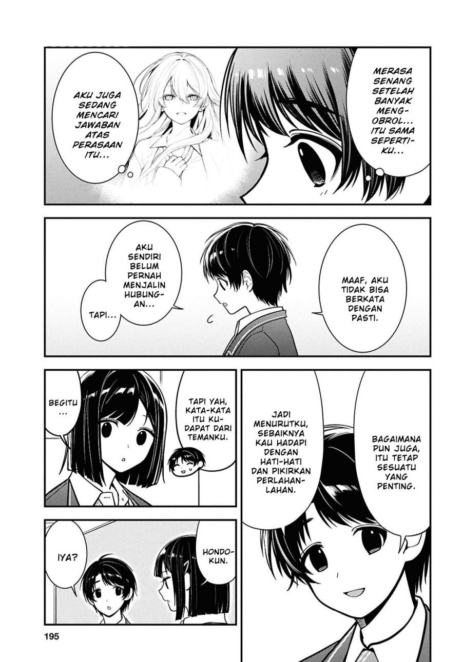 Tonari no Seki no Yankee Shimizu-san ga Kami o Kuroku Sometekita Chapter 11 Gambar 13