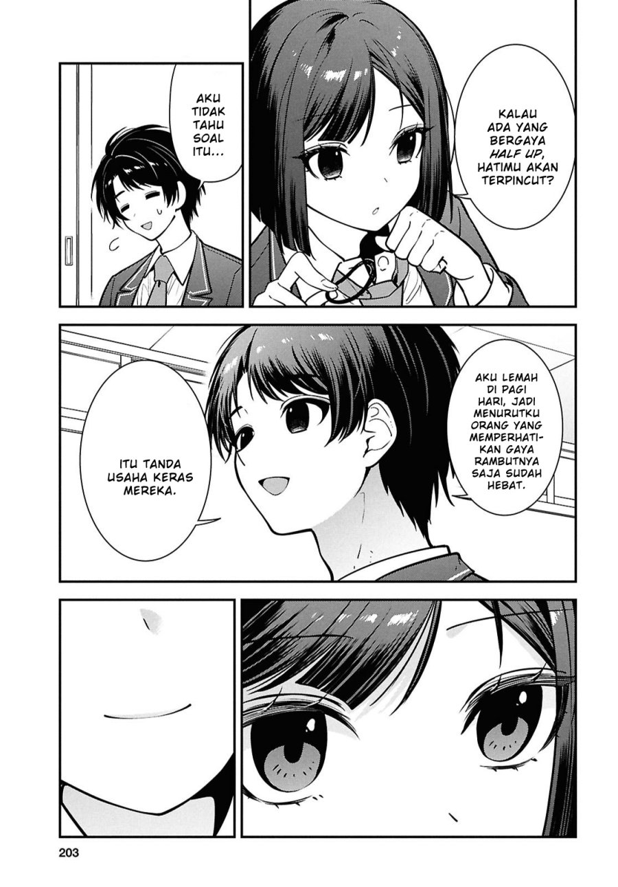 Tonari no Seki no Yankee Shimizu-san ga Kami o Kuroku Sometekita Chapter 11 Gambar 21