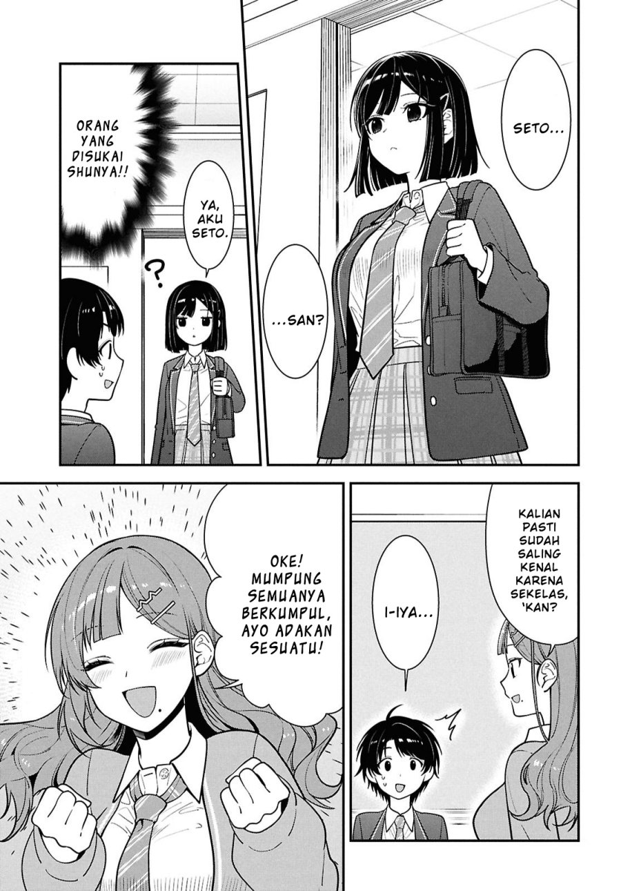 Tonari no Seki no Yankee Shimizu-san ga Kami o Kuroku Sometekita Chapter 11 Gambar 3