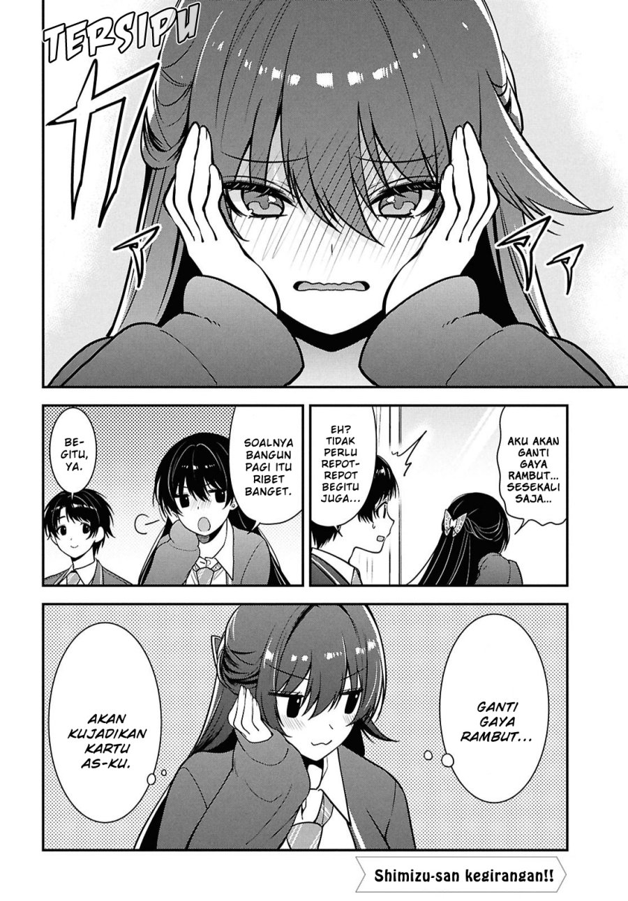 Tonari no Seki no Yankee Shimizu-san ga Kami o Kuroku Sometekita Chapter 11 Gambar 32