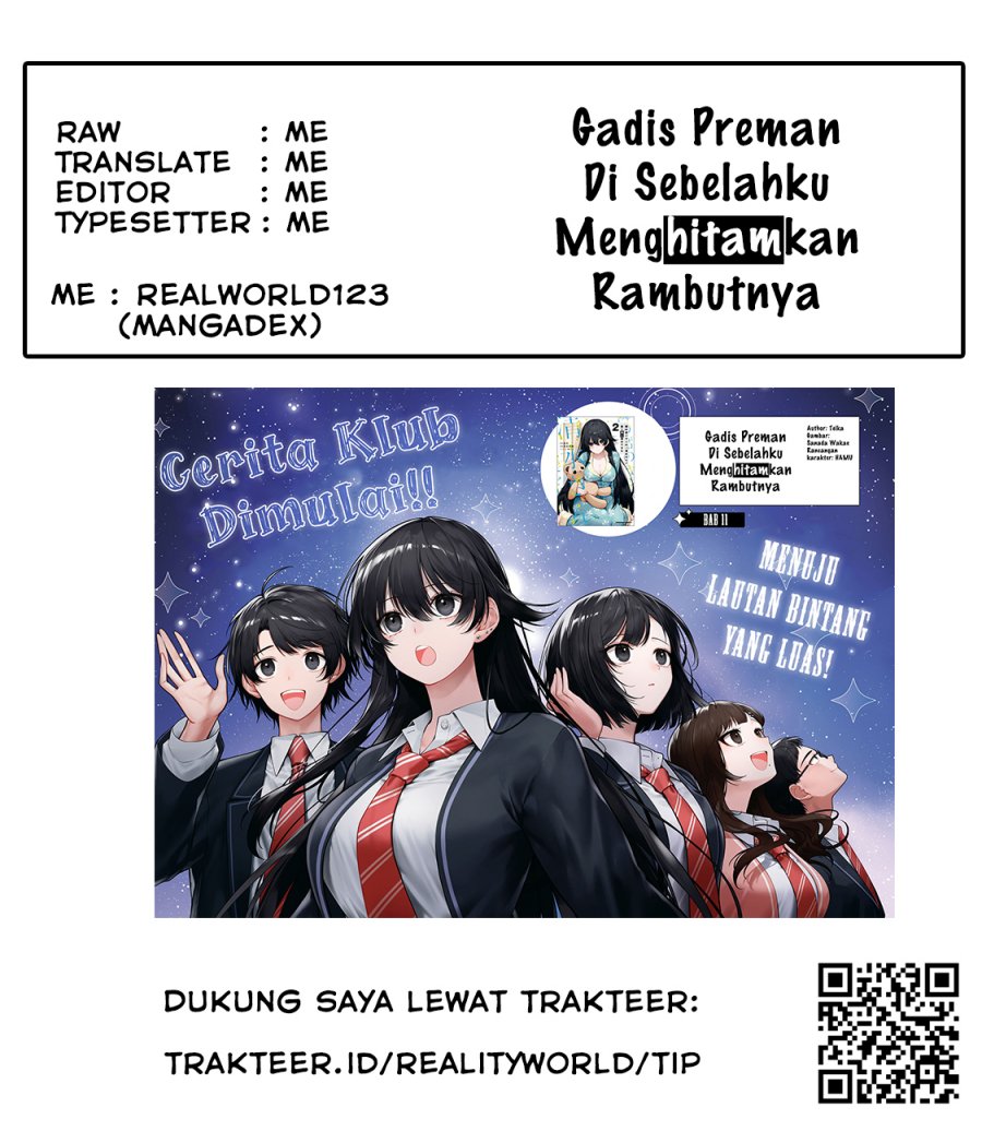 Tonari no Seki no Yankee Shimizu-san ga Kami o Kuroku Sometekita Chapter 11 Gambar 33