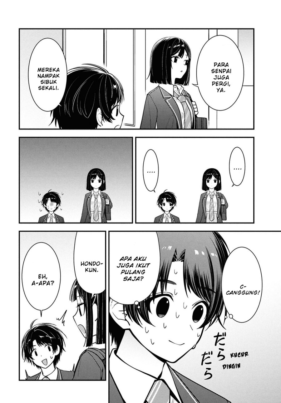 Tonari no Seki no Yankee Shimizu-san ga Kami o Kuroku Sometekita Chapter 11 Gambar 6