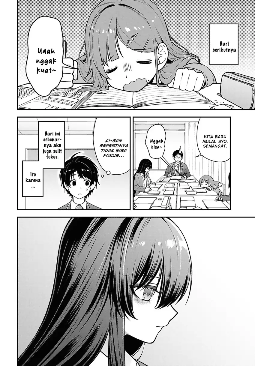 Tonari no Seki no Yankee Shimizu-san ga Kami o Kuroku Sometekita Chapter 12 Gambar 12