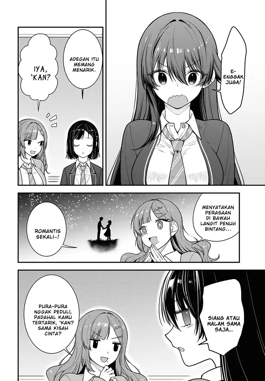 Tonari no Seki no Yankee Shimizu-san ga Kami o Kuroku Sometekita Chapter 12 Gambar 16