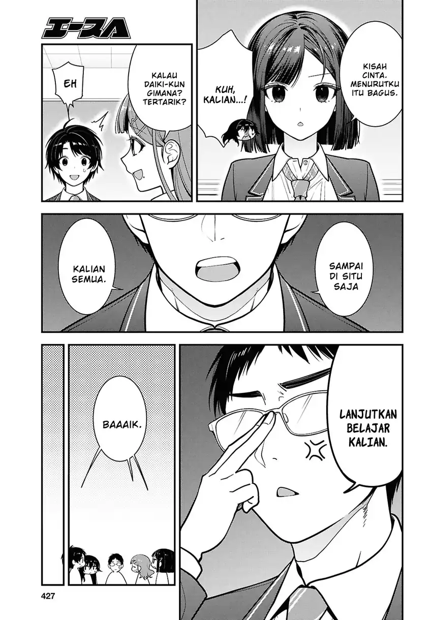 Tonari no Seki no Yankee Shimizu-san ga Kami o Kuroku Sometekita Chapter 12 Gambar 17