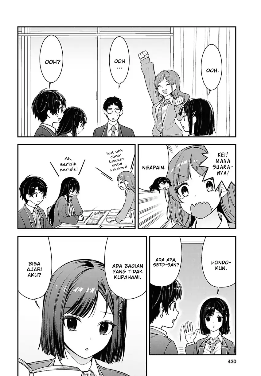 Tonari no Seki no Yankee Shimizu-san ga Kami o Kuroku Sometekita Chapter 12 Gambar 20