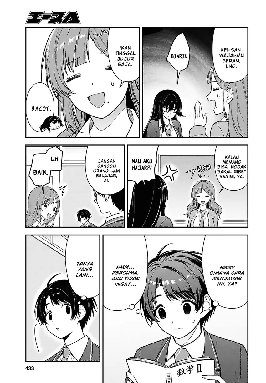 Tonari no Seki no Yankee Shimizu-san ga Kami o Kuroku Sometekita Chapter 12 Gambar 23