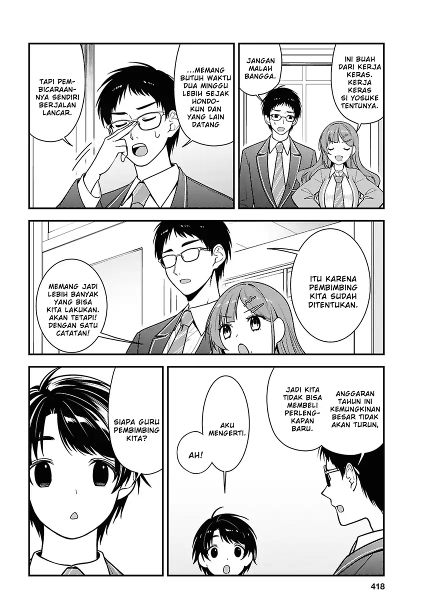 Tonari no Seki no Yankee Shimizu-san ga Kami o Kuroku Sometekita Chapter 12 Gambar 8