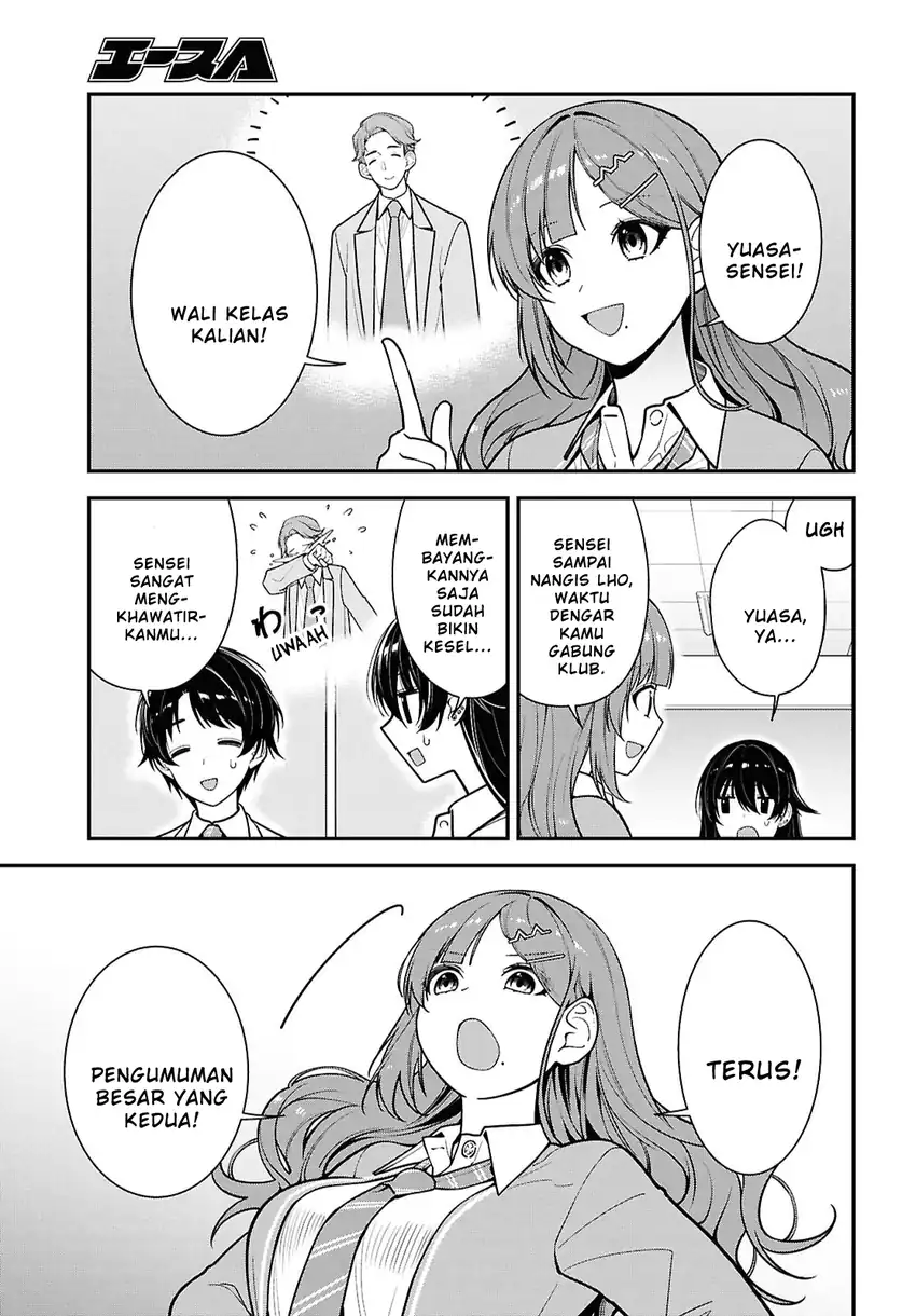 Tonari no Seki no Yankee Shimizu-san ga Kami o Kuroku Sometekita Chapter 12 Gambar 9