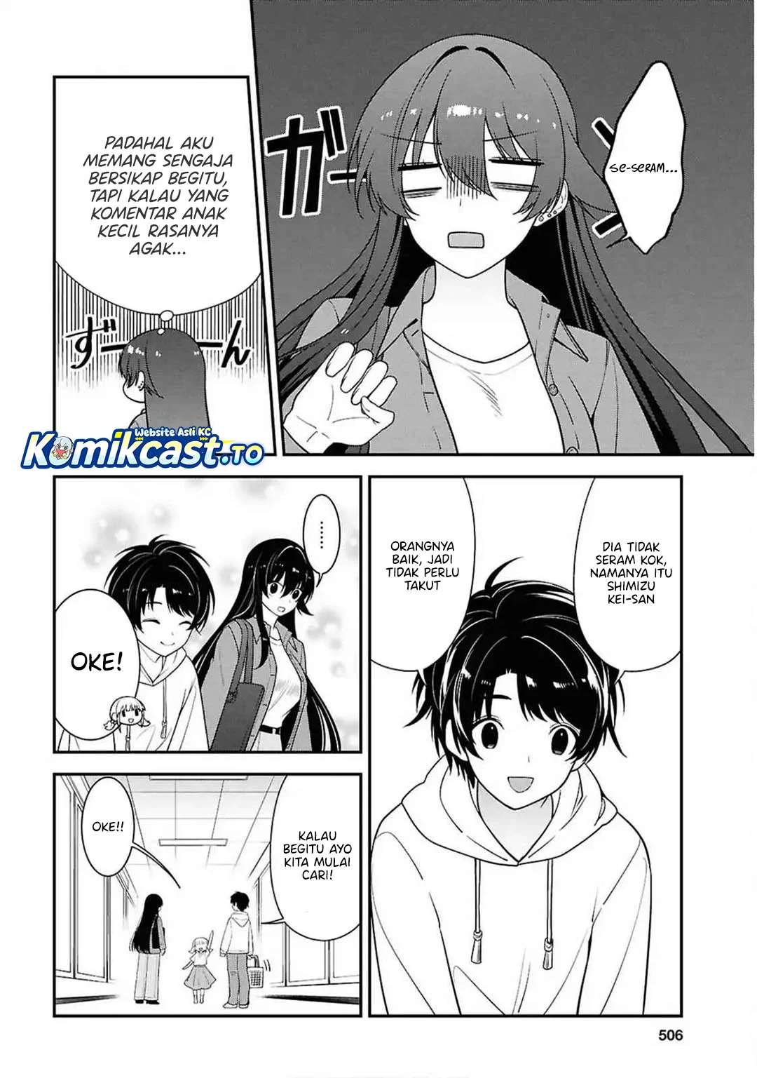 Tonari no Seki no Yankee Shimizu-san ga Kami o Kuroku Sometekita Chapter 13 Gambar 18