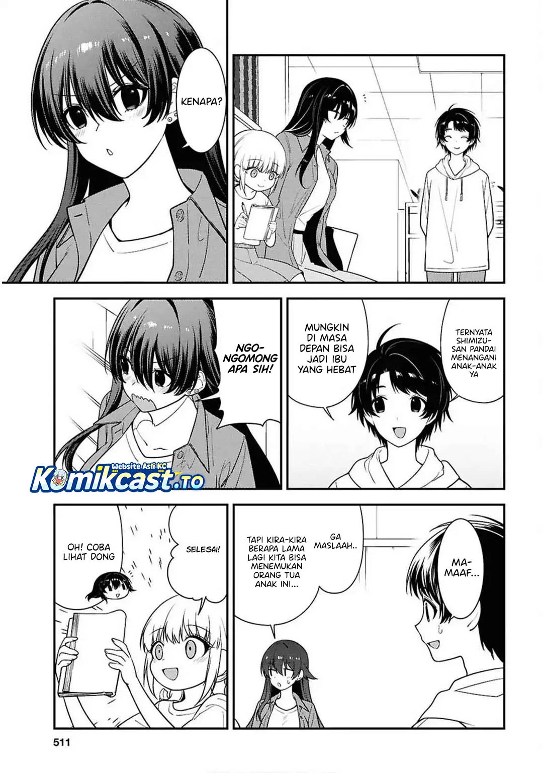 Tonari no Seki no Yankee Shimizu-san ga Kami o Kuroku Sometekita Chapter 13 Gambar 23