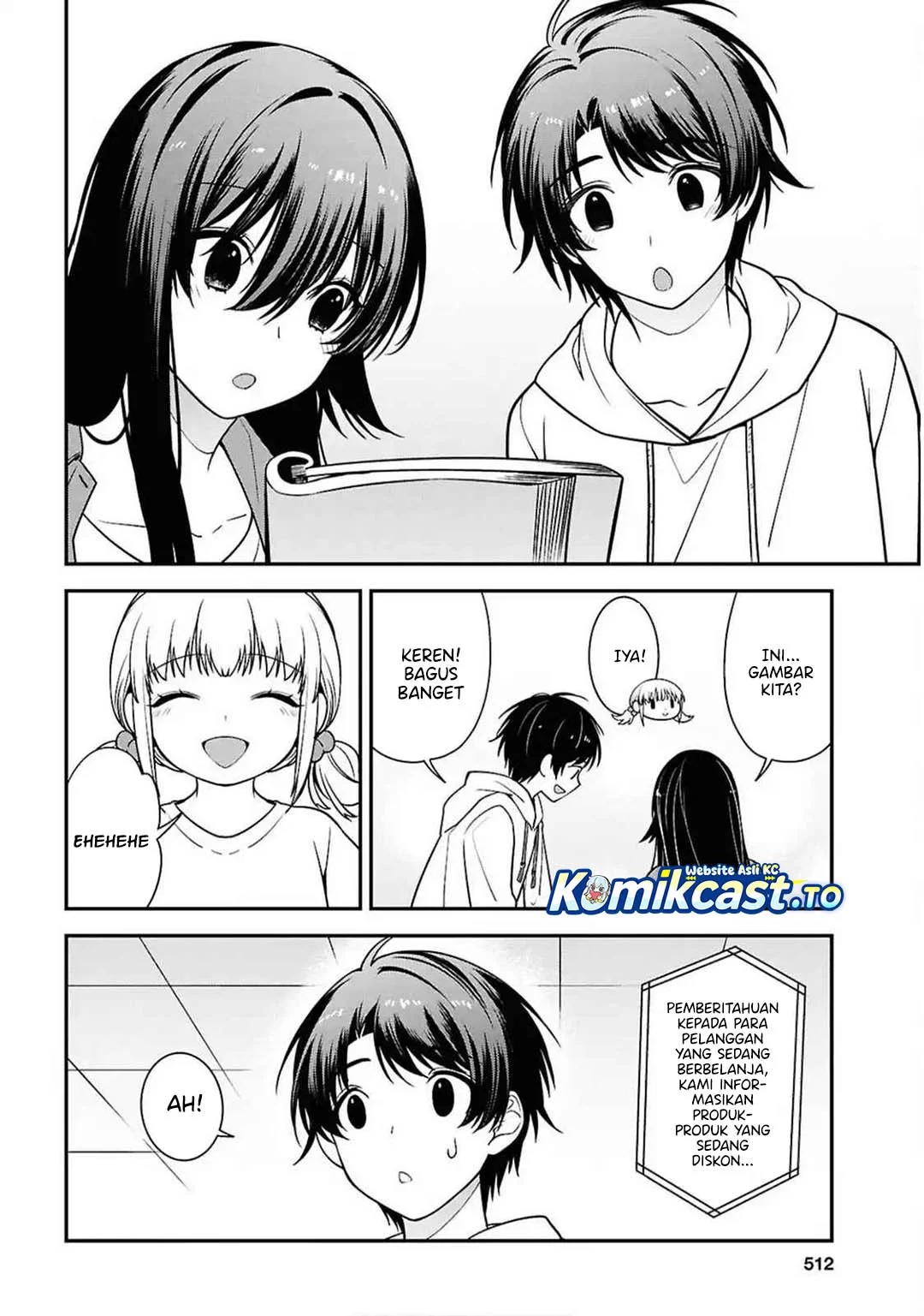 Tonari no Seki no Yankee Shimizu-san ga Kami o Kuroku Sometekita Chapter 13 Gambar 24