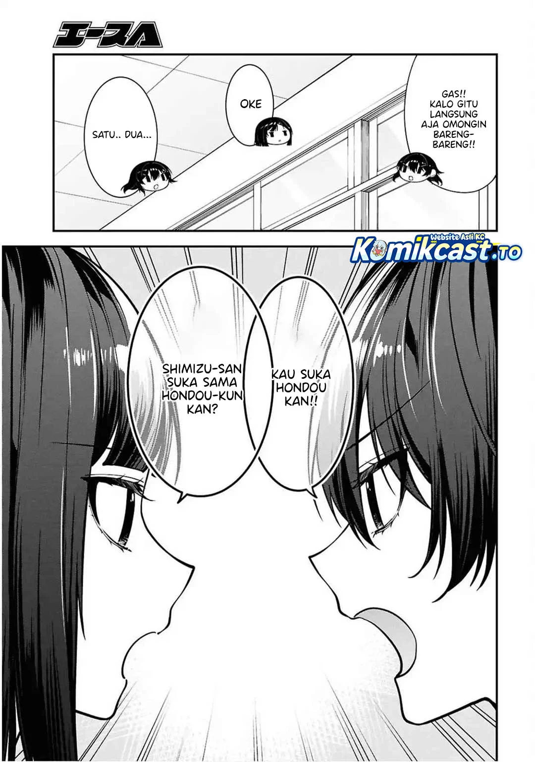 Tonari no Seki no Yankee Shimizu-san ga Kami o Kuroku Sometekita Chapter 13 Gambar 3