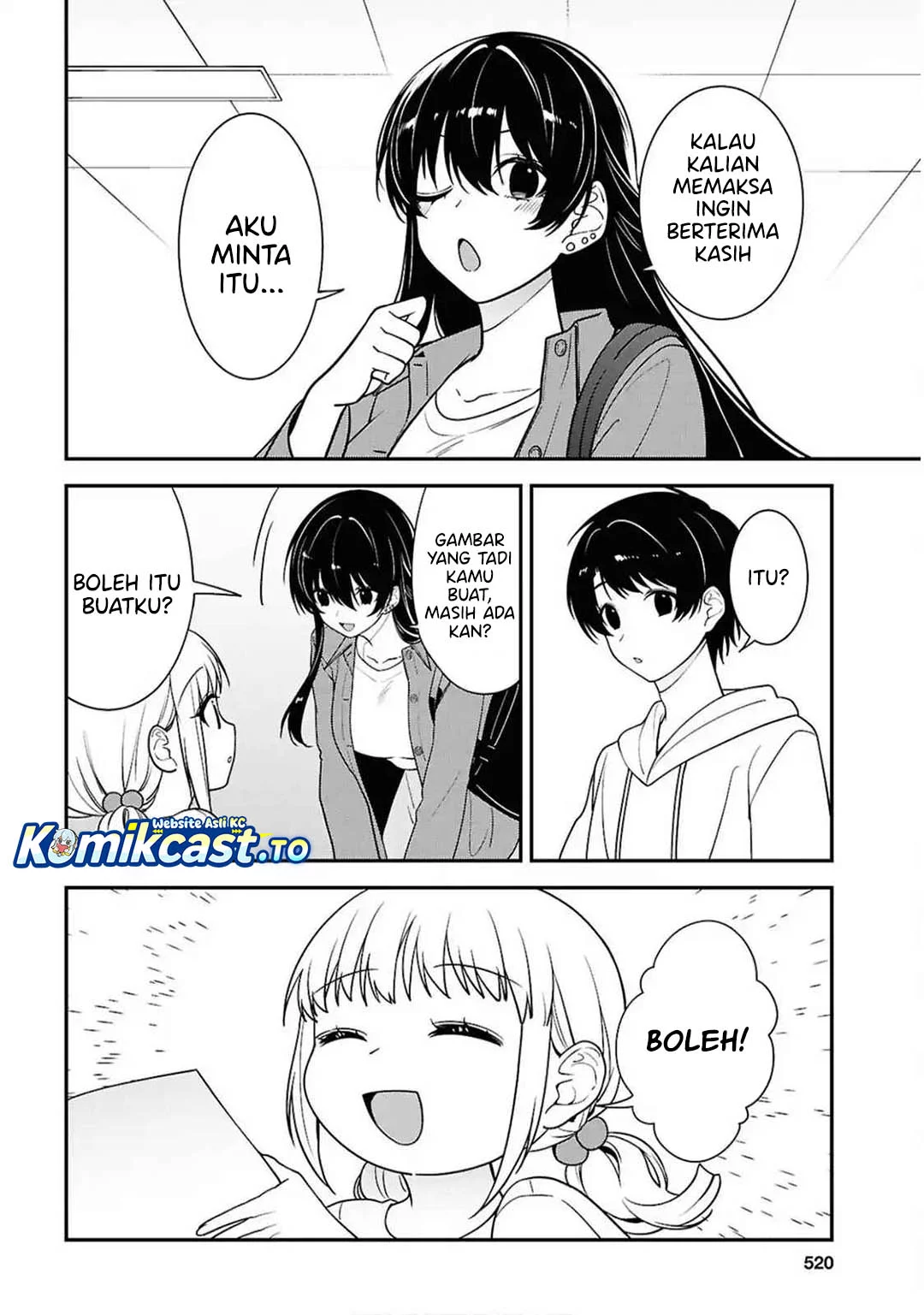 Tonari no Seki no Yankee Shimizu-san ga Kami o Kuroku Sometekita Chapter 13 Gambar 31