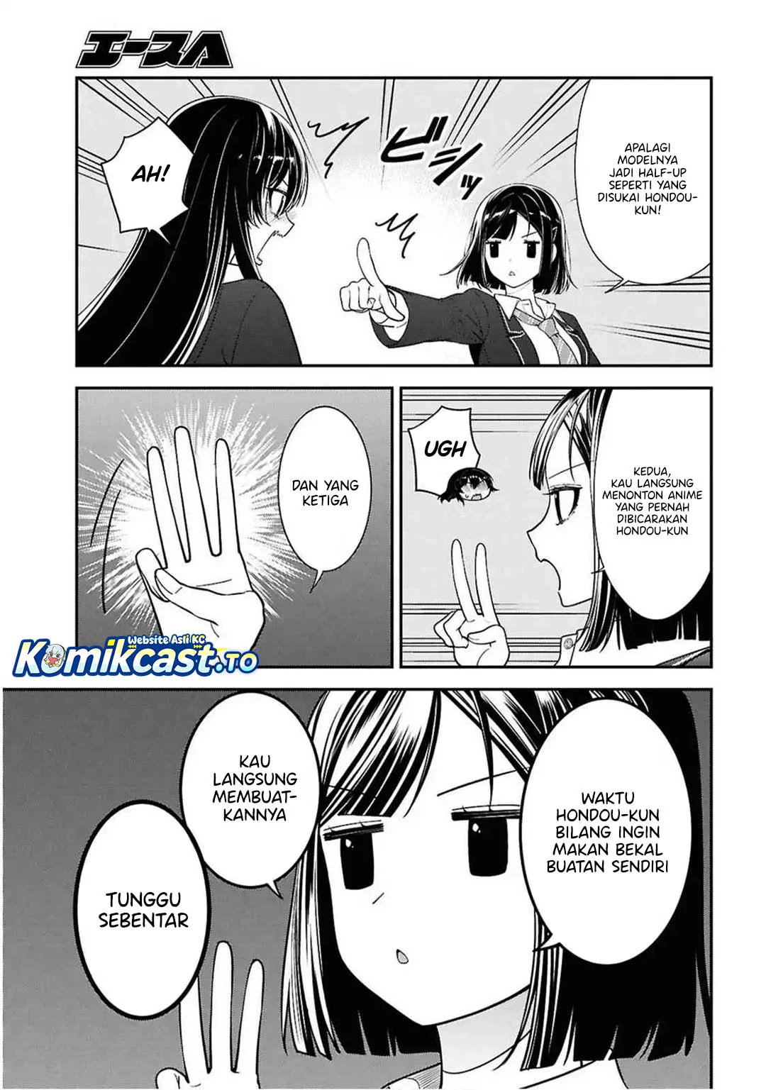 Tonari no Seki no Yankee Shimizu-san ga Kami o Kuroku Sometekita Chapter 13 Gambar 5