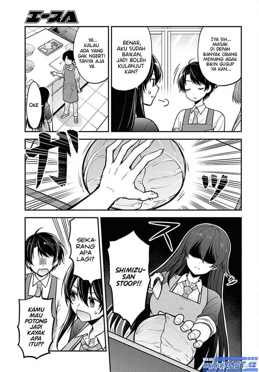 Tonari no Seki no Yankee Shimizu-san ga Kami o Kuroku Sometekita Chapter 2 Gambar 14
