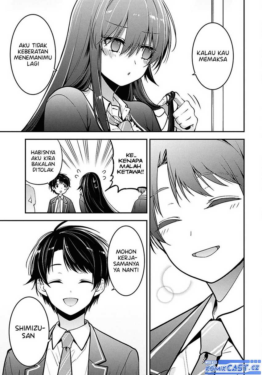 Tonari no Seki no Yankee Shimizu-san ga Kami o Kuroku Sometekita Chapter 2 Gambar 34