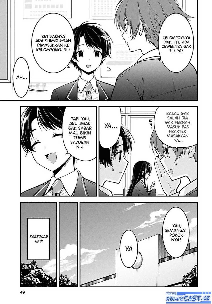 Tonari no Seki no Yankee Shimizu-san ga Kami o Kuroku Sometekita Chapter 2 Gambar 6