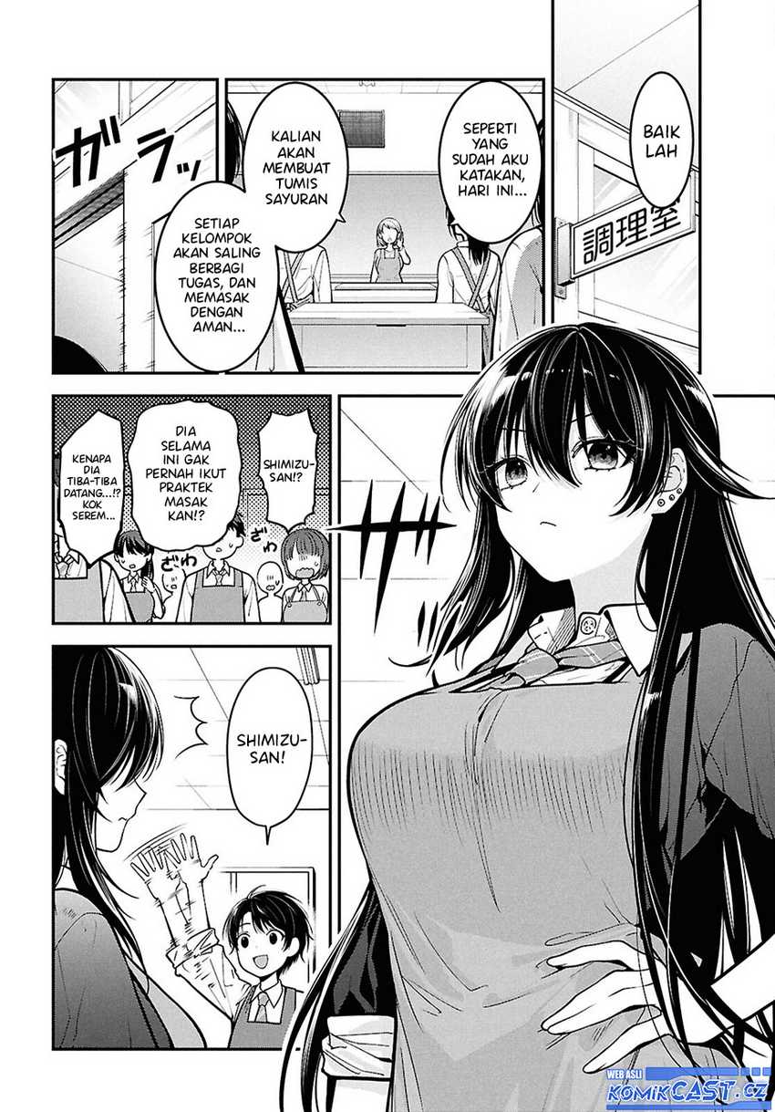 Tonari no Seki no Yankee Shimizu-san ga Kami o Kuroku Sometekita Chapter 2 Gambar 7