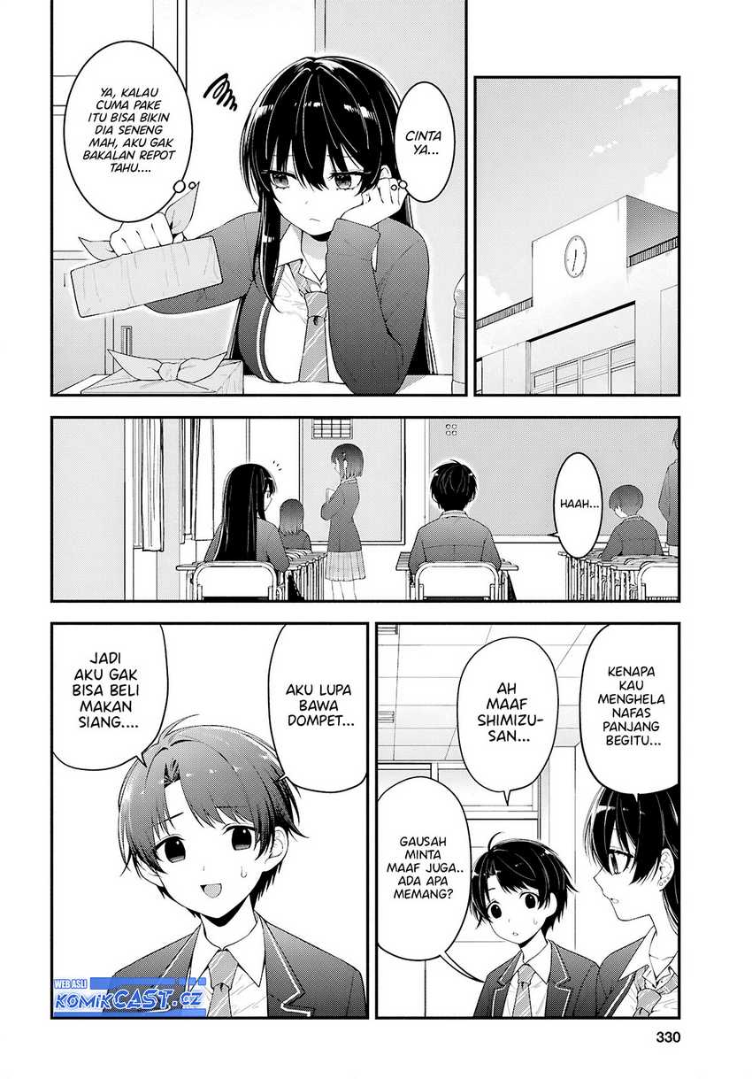 Tonari no Seki no Yankee Shimizu-san ga Kami o Kuroku Sometekita Chapter 3 Gambar 17