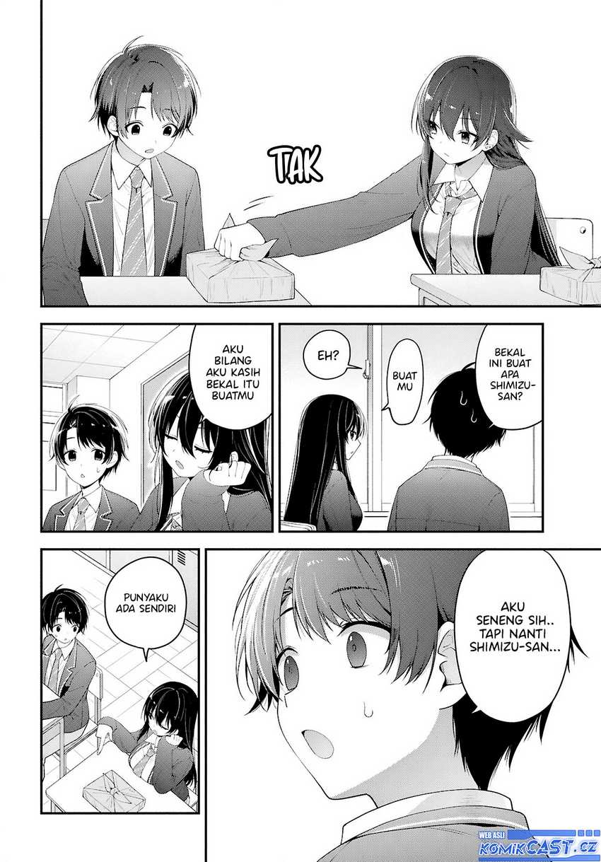 Tonari no Seki no Yankee Shimizu-san ga Kami o Kuroku Sometekita Chapter 3 Gambar 19