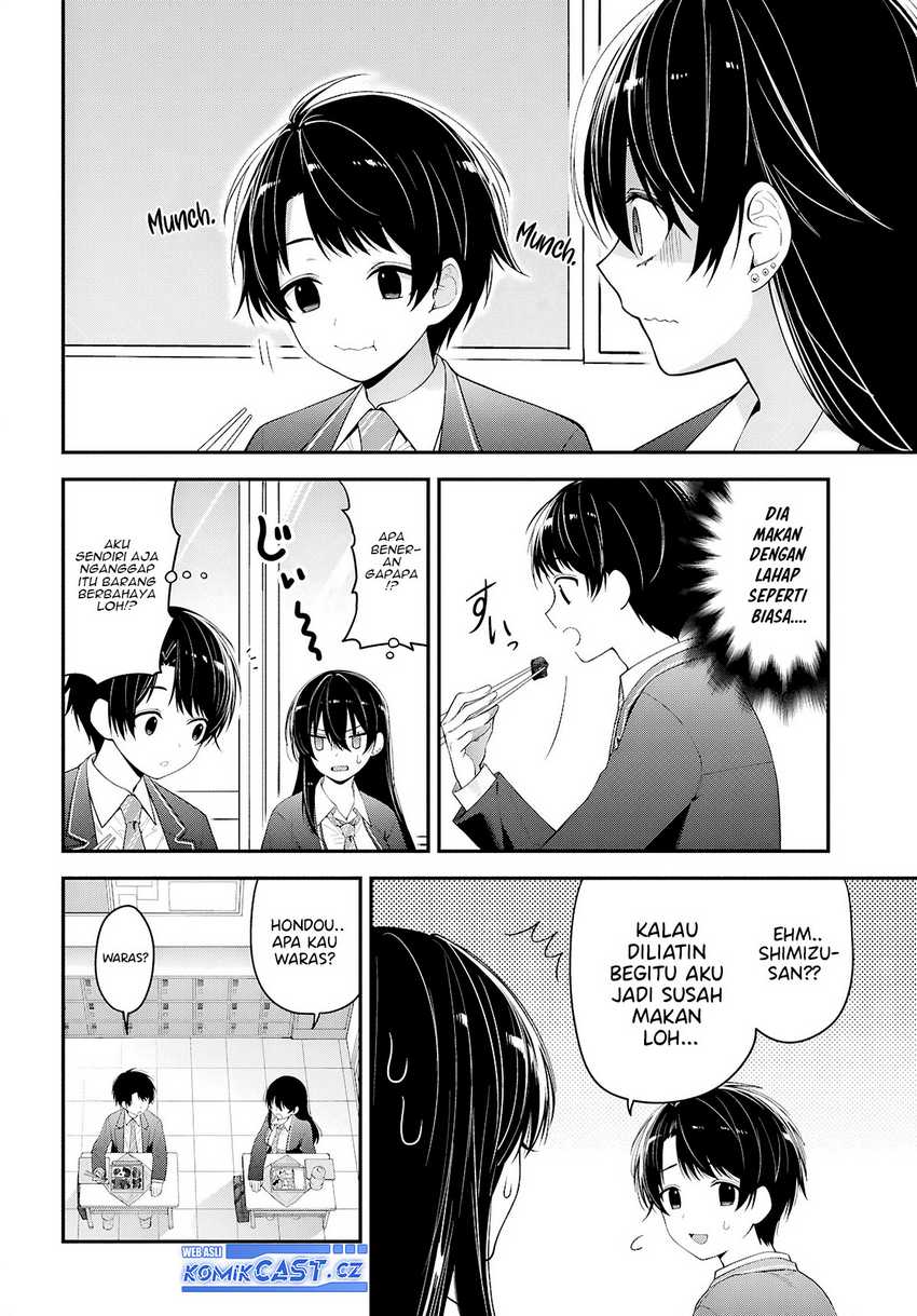 Tonari no Seki no Yankee Shimizu-san ga Kami o Kuroku Sometekita Chapter 3 Gambar 23