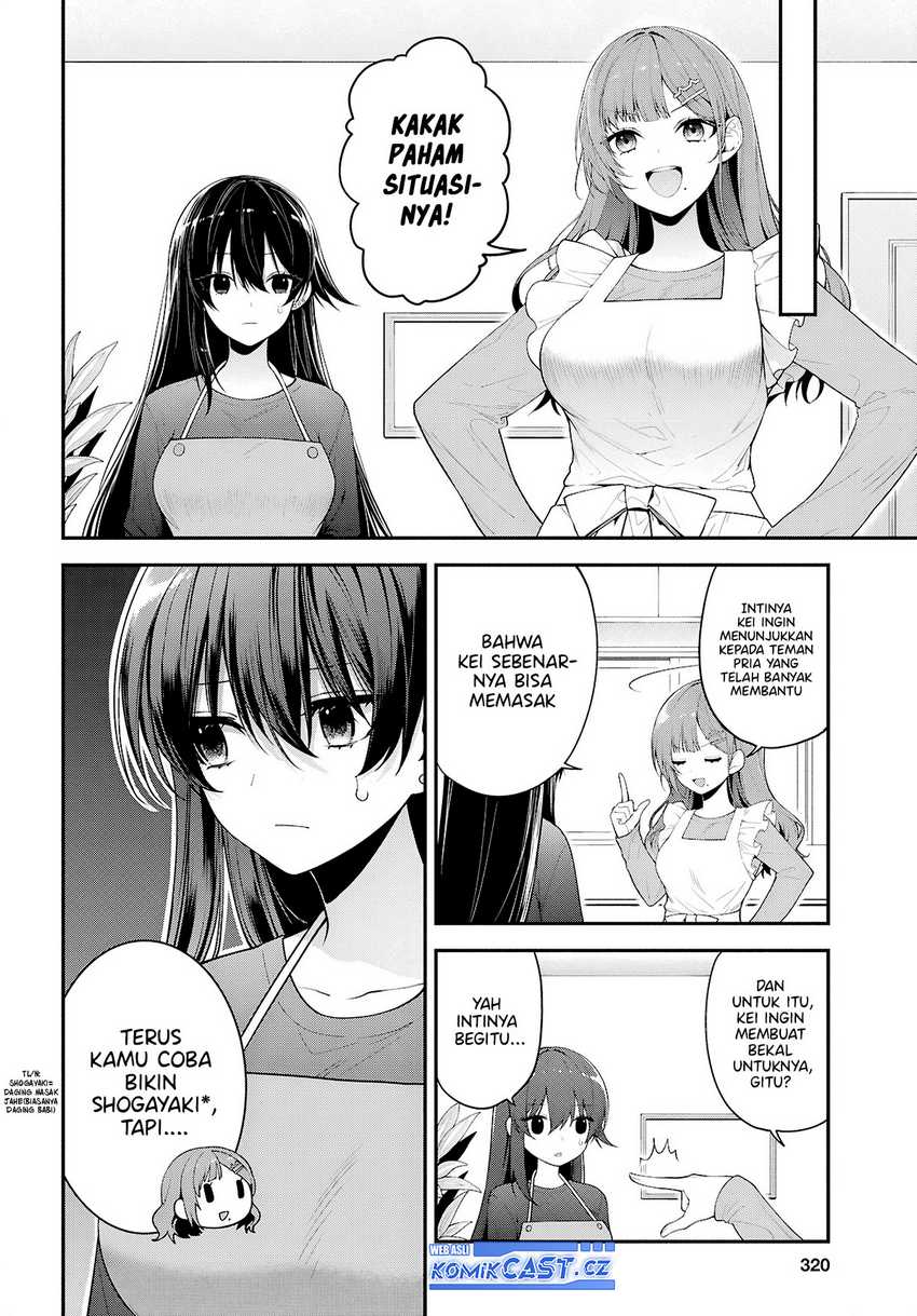 Tonari no Seki no Yankee Shimizu-san ga Kami o Kuroku Sometekita Chapter 3 Gambar 7