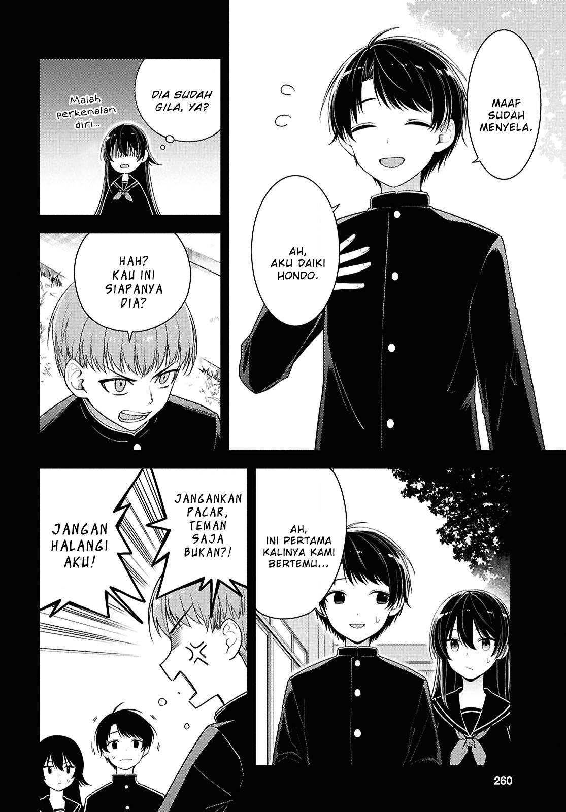 Tonari no Seki no Yankee Shimizu-san ga Kami o Kuroku Sometekita Chapter 4 Gambar 13