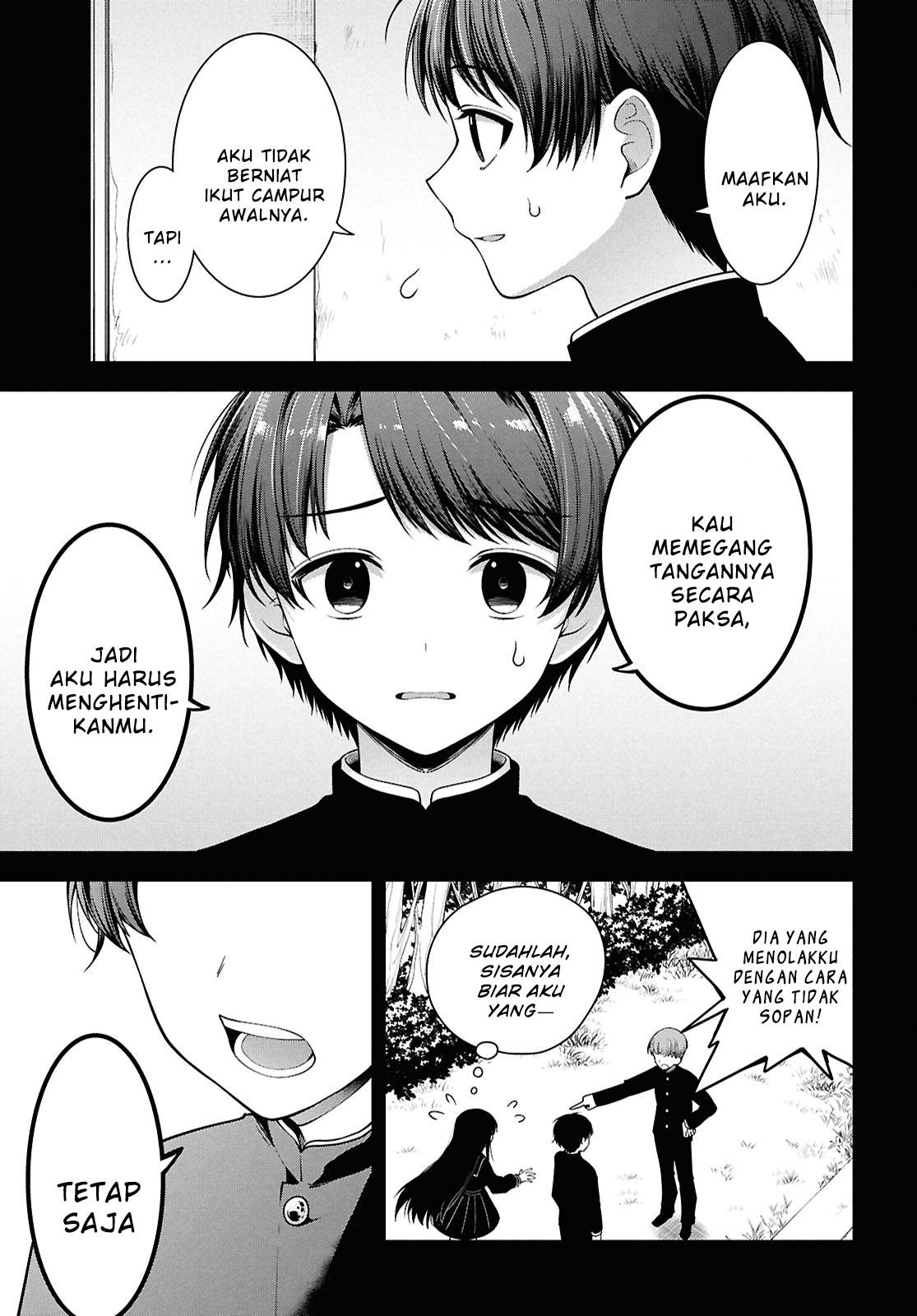 Tonari no Seki no Yankee Shimizu-san ga Kami o Kuroku Sometekita Chapter 4 Gambar 14