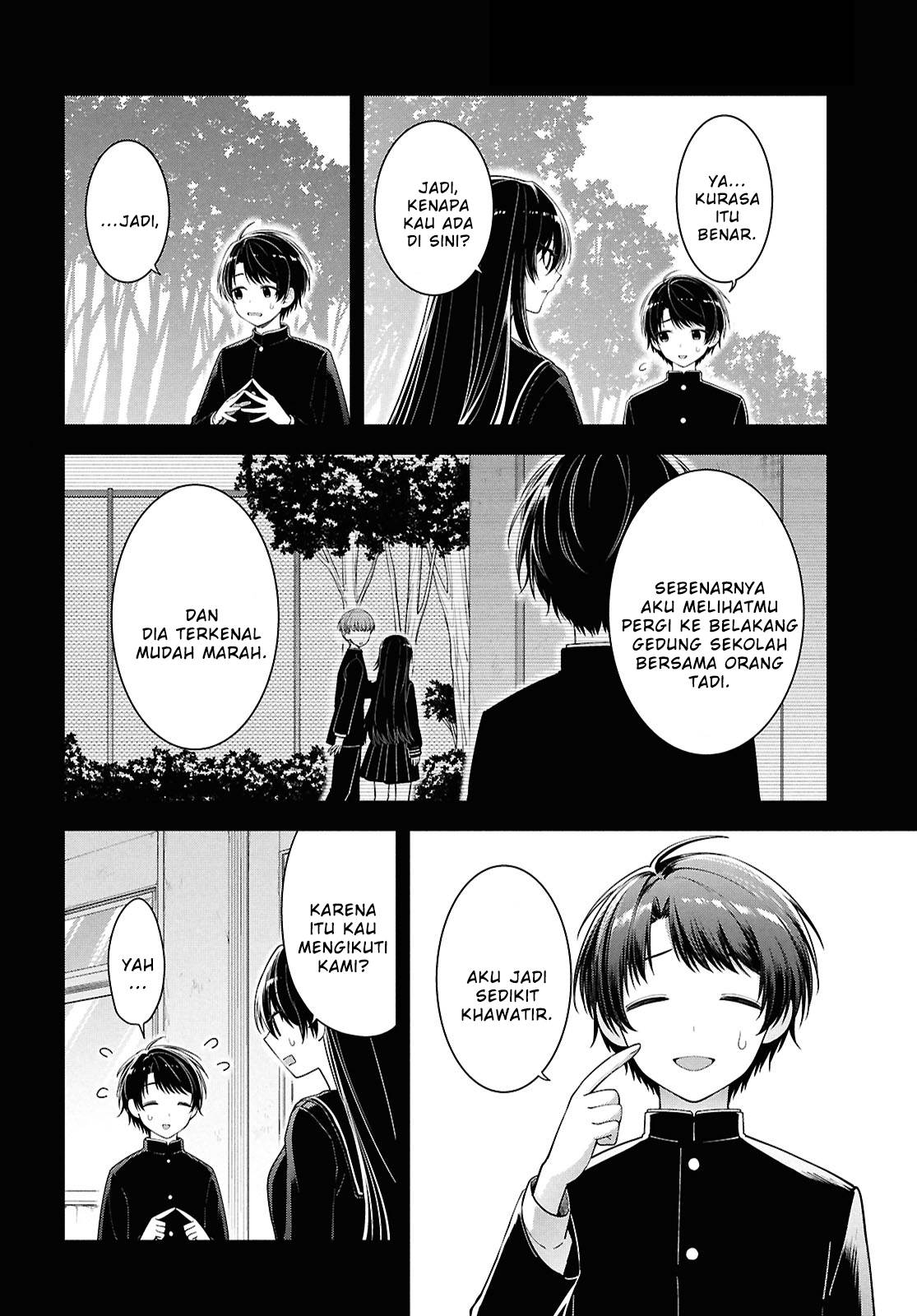 Tonari no Seki no Yankee Shimizu-san ga Kami o Kuroku Sometekita Chapter 4 Gambar 19