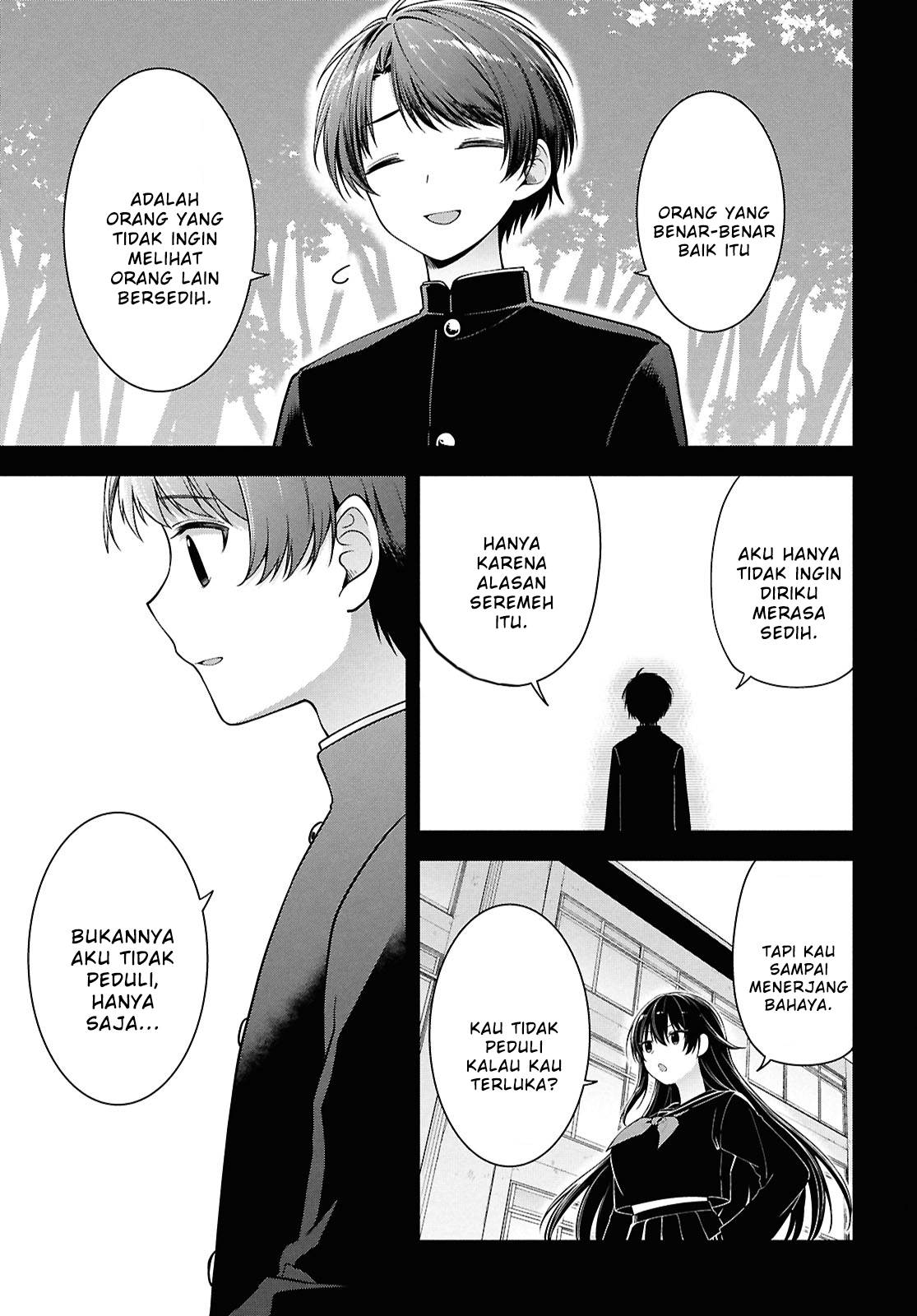 Tonari no Seki no Yankee Shimizu-san ga Kami o Kuroku Sometekita Chapter 4 Gambar 22