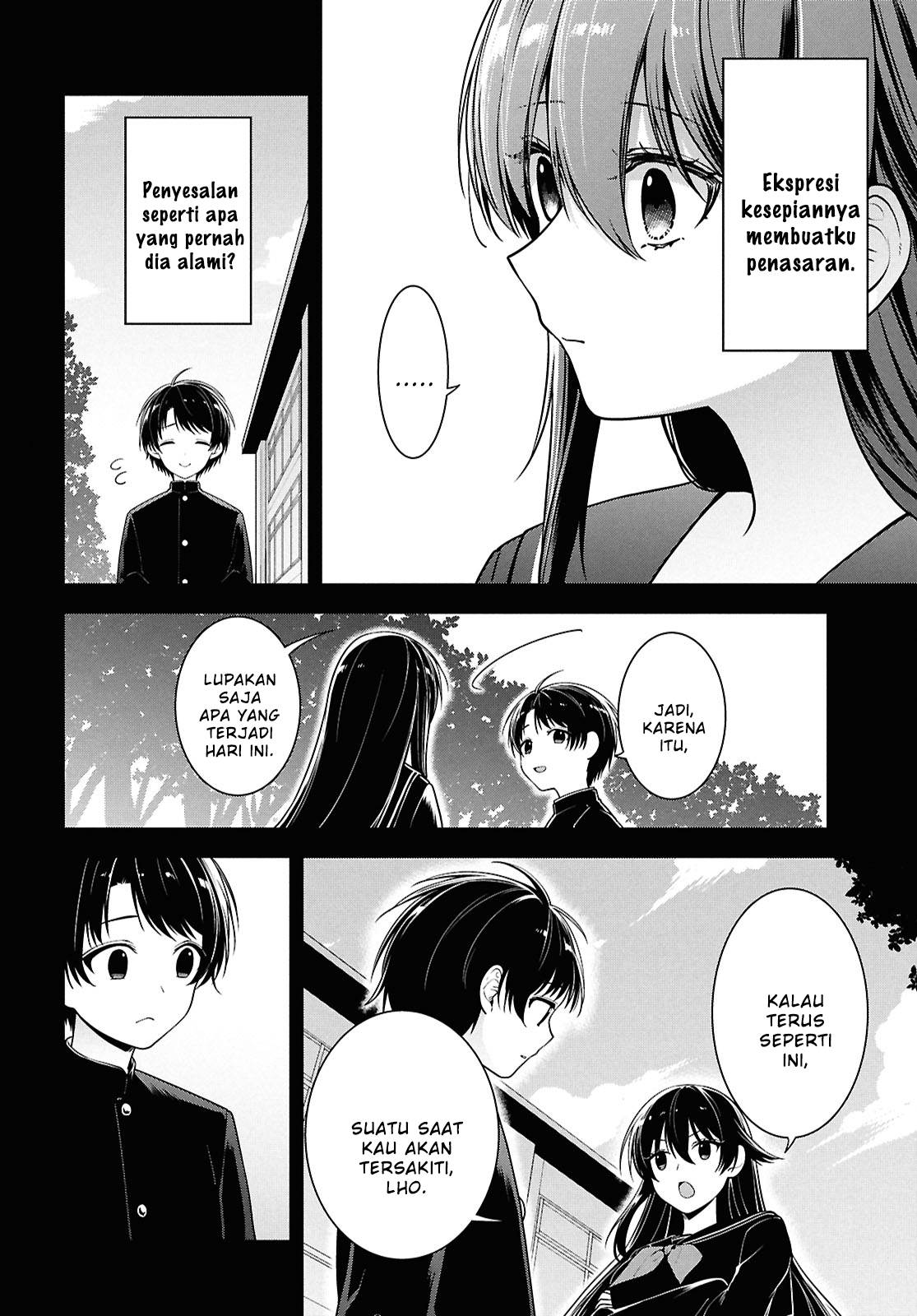 Tonari no Seki no Yankee Shimizu-san ga Kami o Kuroku Sometekita Chapter 4 Gambar 24