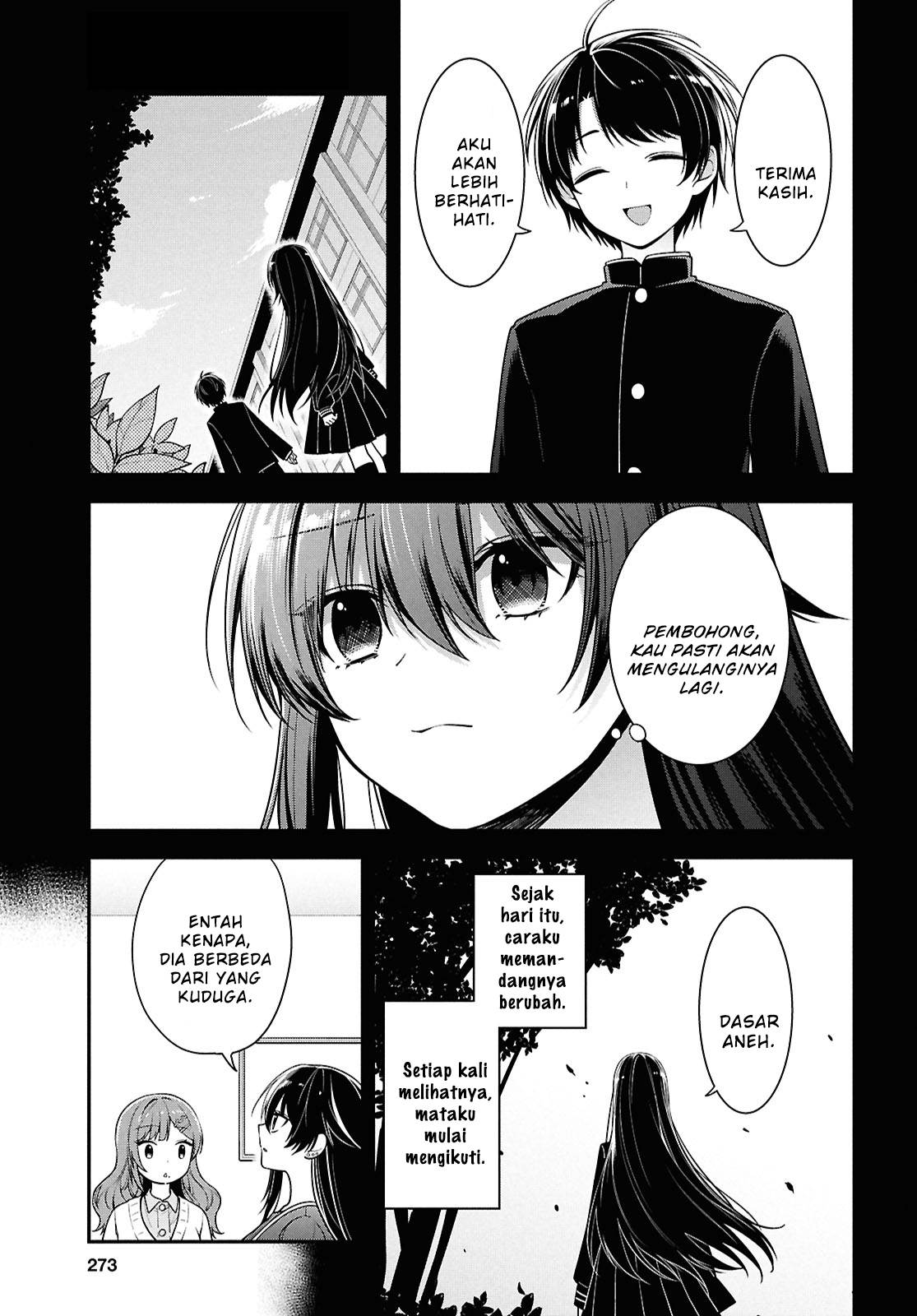 Tonari no Seki no Yankee Shimizu-san ga Kami o Kuroku Sometekita Chapter 4 Gambar 25