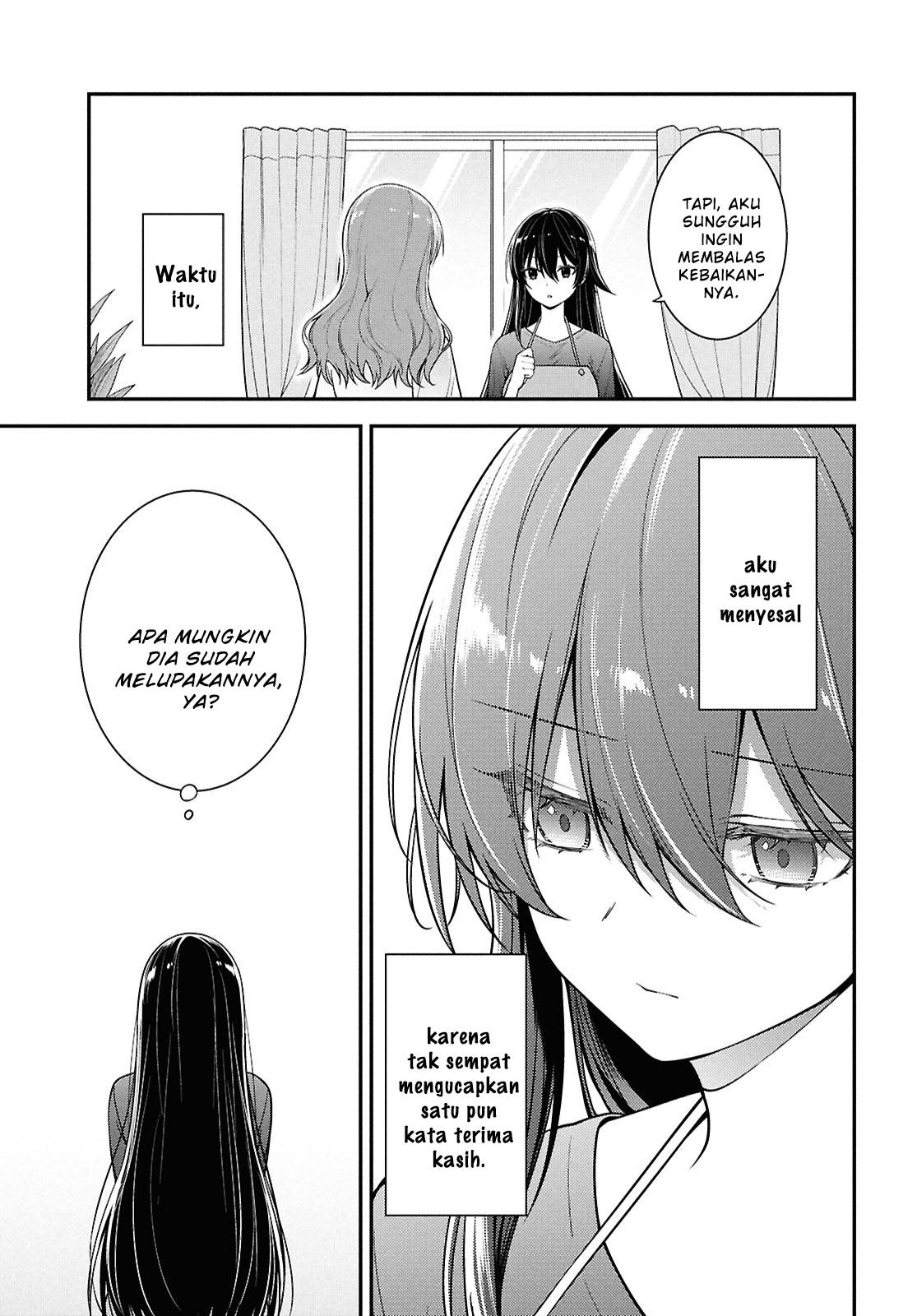 Tonari no Seki no Yankee Shimizu-san ga Kami o Kuroku Sometekita Chapter 4 Gambar 27