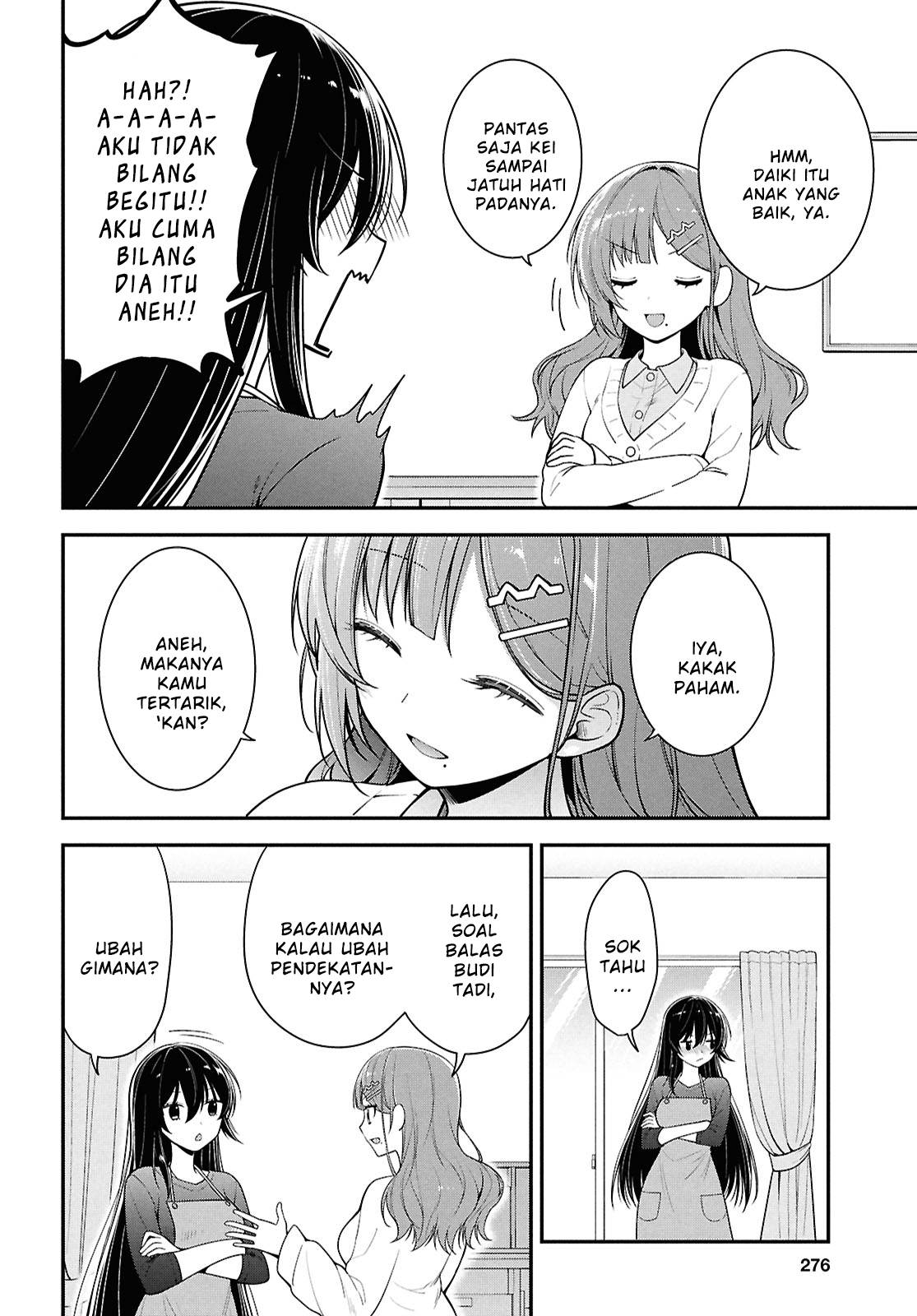 Tonari no Seki no Yankee Shimizu-san ga Kami o Kuroku Sometekita Chapter 4 Gambar 28