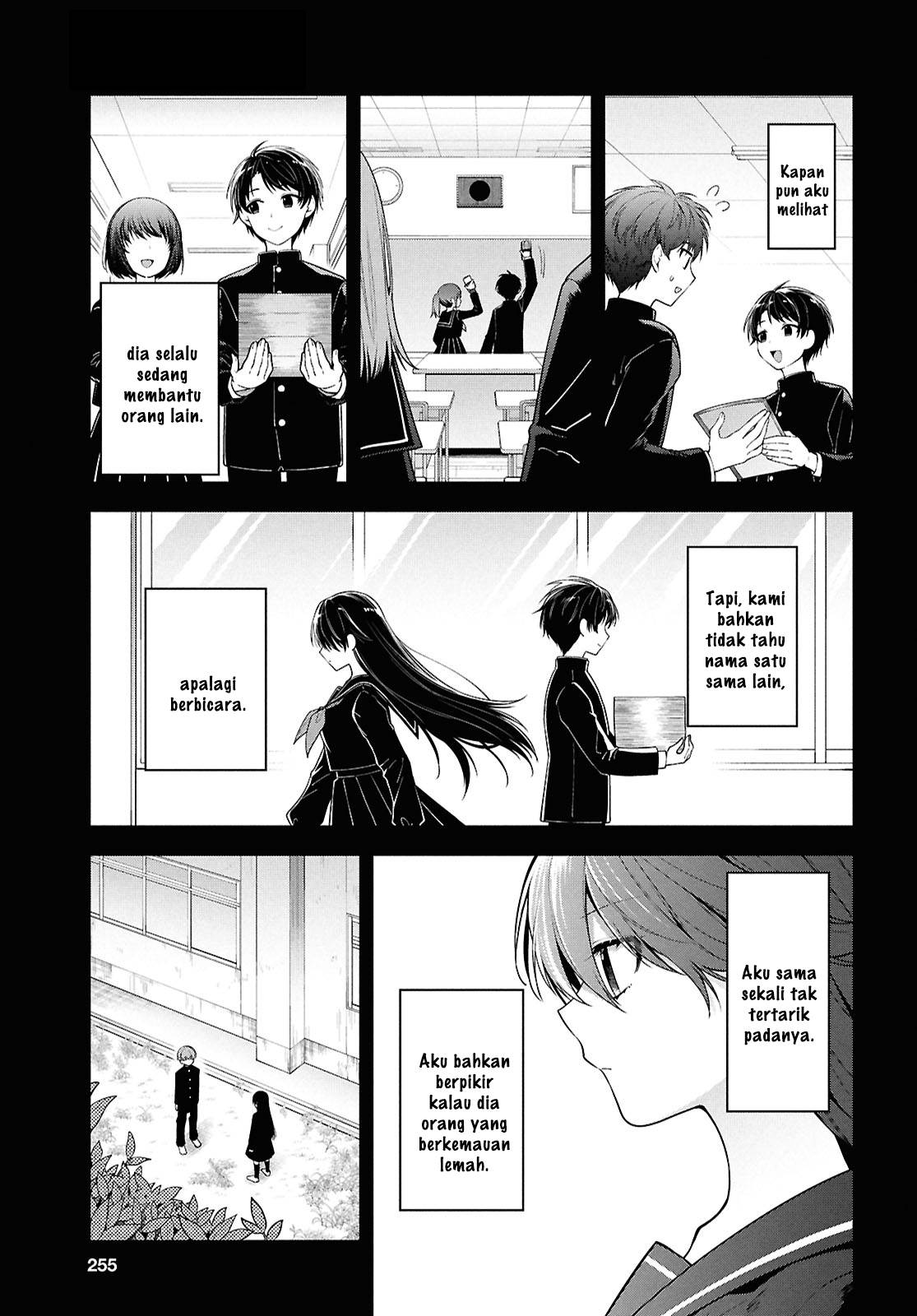 Tonari no Seki no Yankee Shimizu-san ga Kami o Kuroku Sometekita Chapter 4 Gambar 9